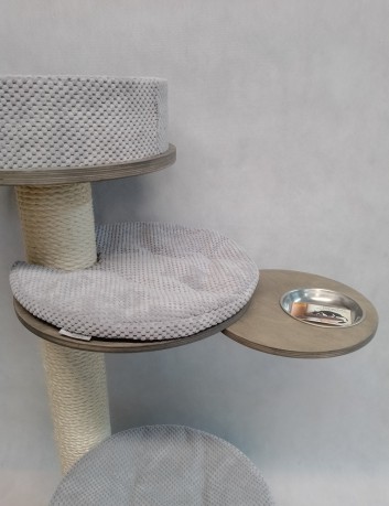 Półka z miską dla kota