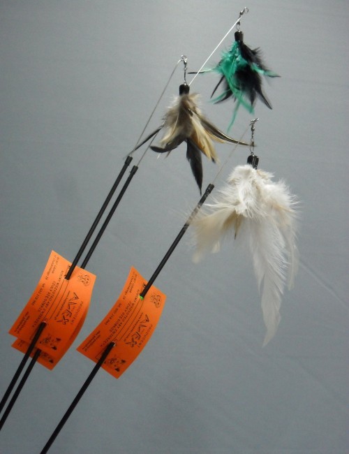 Wędka teleskopowa pierzasta 75 cm.