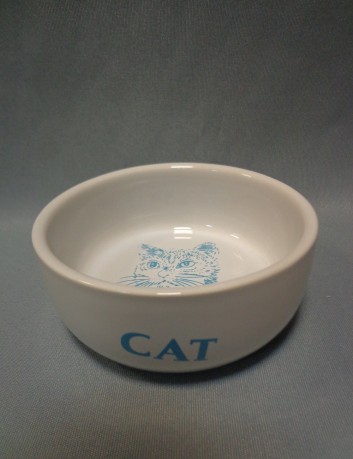 Miska ceraniczna z kotkiem