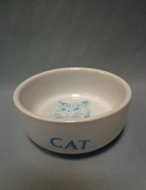 Miska ceraniczna z kotkiem